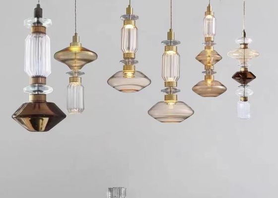 Luxury Glass Hanging Fixture Pendant Lights Led Lighting Modern Glass Pendant Lamp