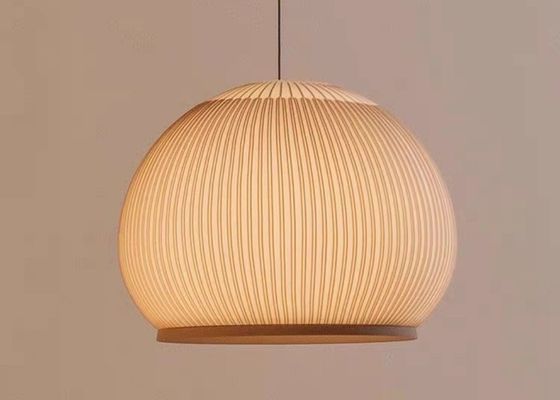 Fabric Shade with acrylic ABS modern wedding restaurant E27 pendant lamp