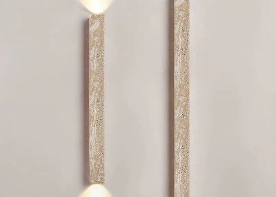 Yellow stone led wall lamp home decorative for project