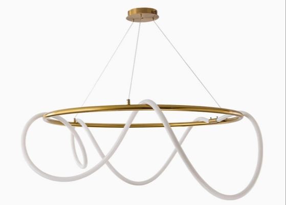 Contemporary Design Warm Ambiance Round Rope DIY Bedroom Pendant Lamp Chandelier