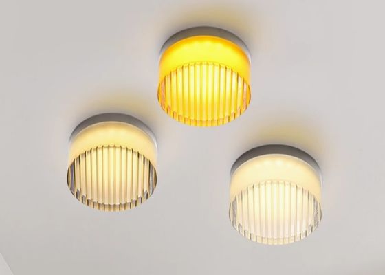 Modern simple hotel  bedroom mirror lamp round interior colorful wall lamp