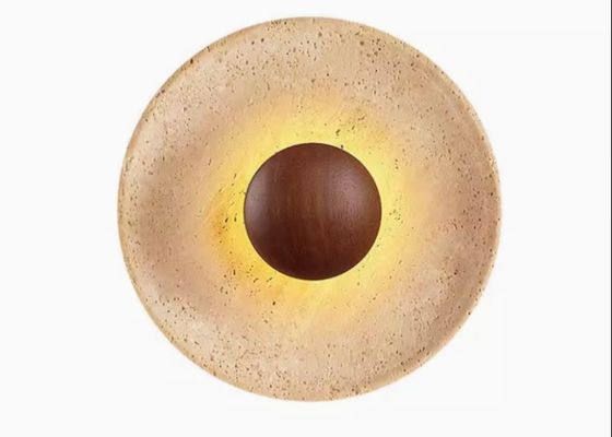 Yellow travertine good quality  bedroom for home decorator interior stone wall lamp