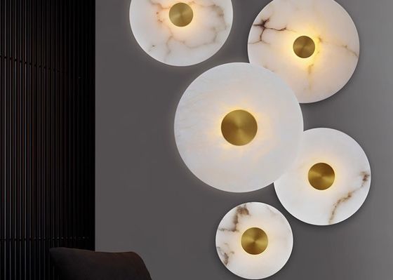 Marble Lamp for Home Decoration Simple Morroco Lighting Marble Bulb Wall Lamp with Certification Inspection