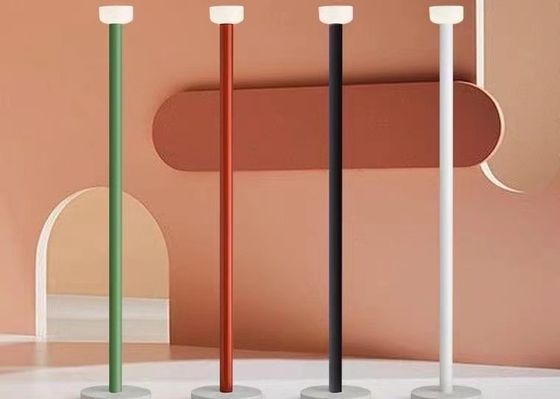 Nordic Modern Standing Floor Lamp For Indoor Home Decoration Red Standing Floor Light For Living Room