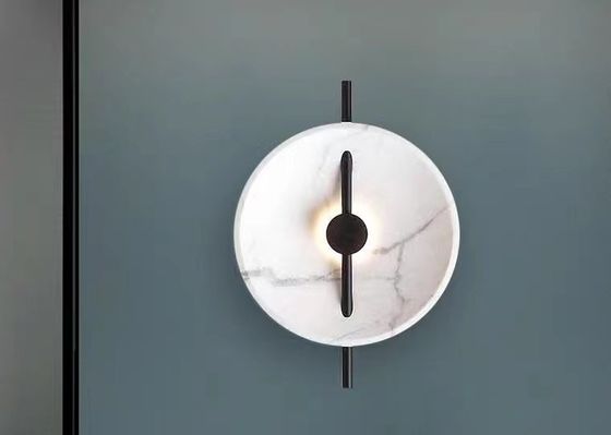 New Design Bedside Decorative Marble Black Bedroom Indoor Wall Mounted Sconce Lamp