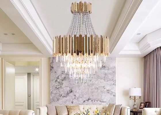 Hight Quality Large European Gold Traditional  Crystal Chandelier For Hotel Project