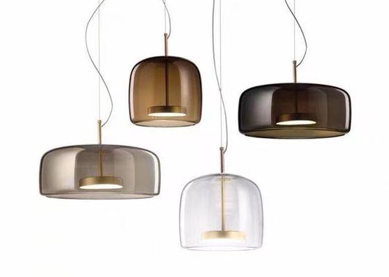 Bedside Brass Hotsale Led  Glass Pendant Lamp