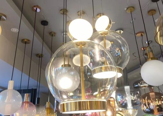 New Marble Led Pendant Chandelier Light Glass Ceiling Kitchen Lights