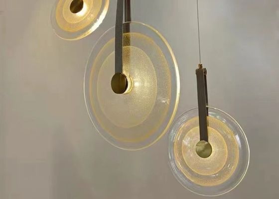 Modern Designer Lamp Decorative Indoor Round Glass Suspension Light Pendant Lamp