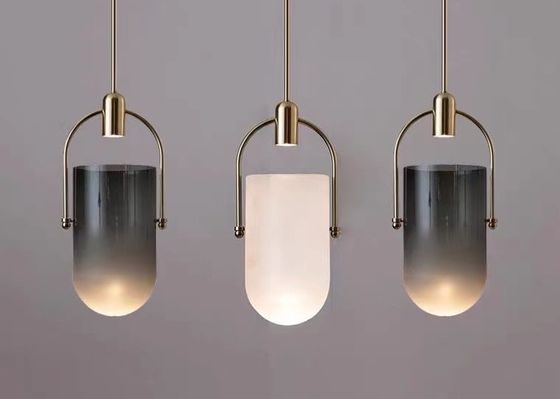Home Lighting Indoor E27 Classic Glass Smoky Led Ceiling Pendant Lamp