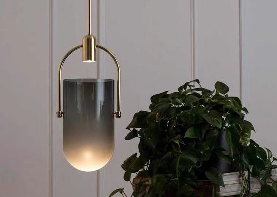 Home Lighting Indoor E27 Classic Glass Smoky Led Ceiling Pendant Lamp
