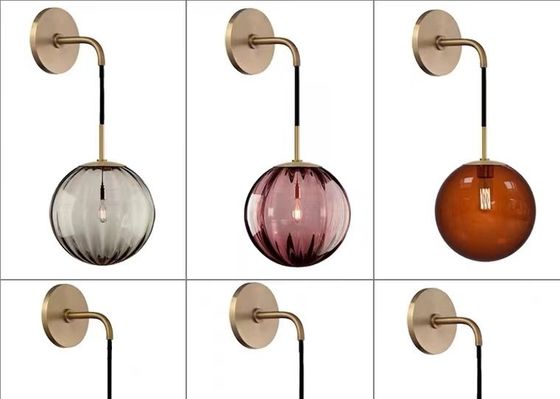 Minimalist gold and black led bedroom wall lights simple black led minimalist indoor Wall Lamp