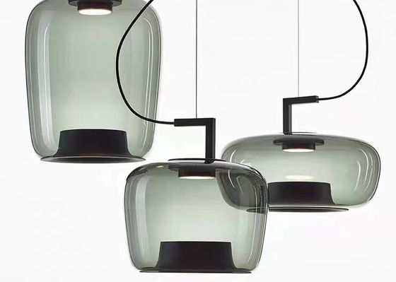 New Amber Glass  led Home Design Pendant Lamp For Dinning Room