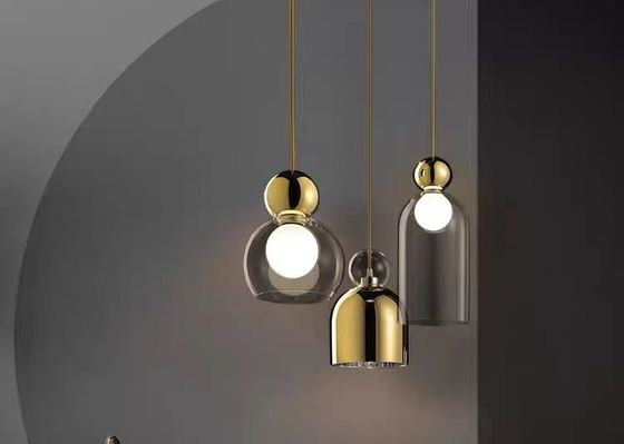 Glass Chandelier Ceiling Luxury Interior Led Design Modern Hanging Lamps Pendant Light