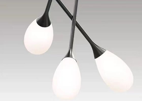 Glass Chandelier Ceiling Luxury Interior Led Design Modern Hanging Lamps Pendant Light