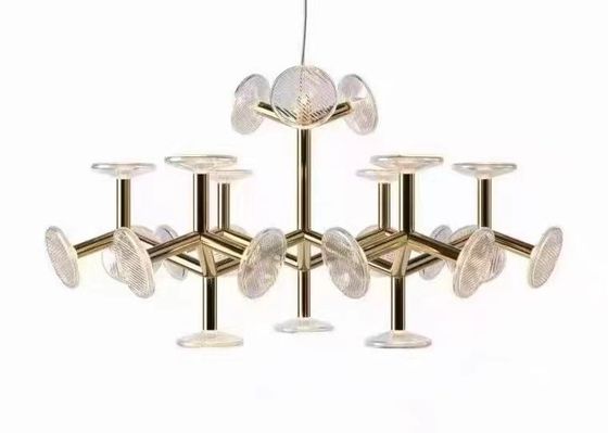 Glass Chandelier Ceiling Luxury Interior Led Design Modern Hanging Lamps Pendant Light
