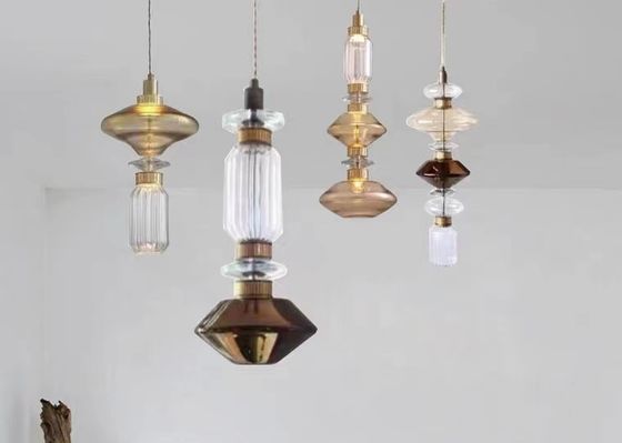 Luxury Glass Hanging Fixture Pendant Lights Led Lighting Modern Glass Pendant Lamp