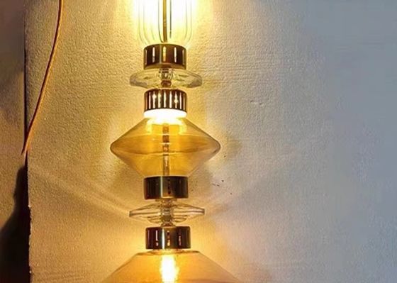 Luxury Glass Hanging Fixture Pendant Lights Led Lighting Modern Glass Pendant Lamp