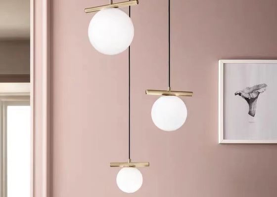 Matt White Glass Led wholesale Simple Pendant Lamp For Dinning Room