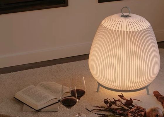 Fabric Shade with acrylic ABS modern wedding restaurant E27 pendant lamp