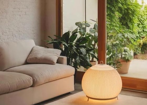 Fabric Shade with acrylic ABS modern wedding restaurant E27 pendant lamp