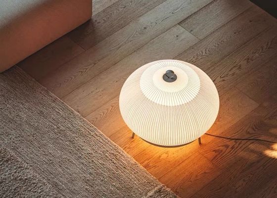 Fabric Shade with acrylic ABS modern wedding restaurant E27 pendant lamp