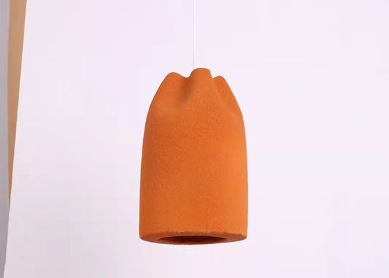 Cement and concrete and resin orange yellow handmake contemporary pendant lamp