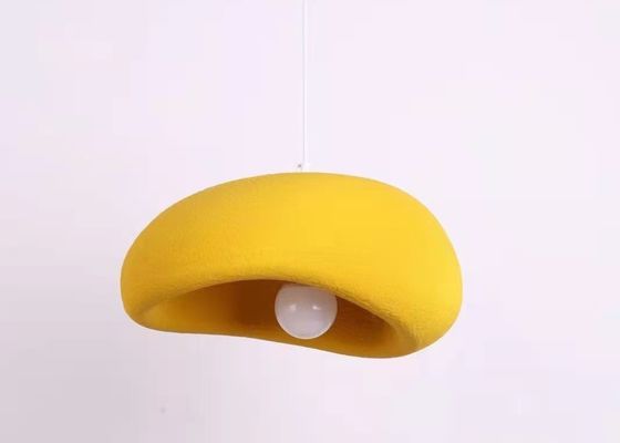 Cement and concrete and resin orange yellow handmake contemporary pendant lamp
