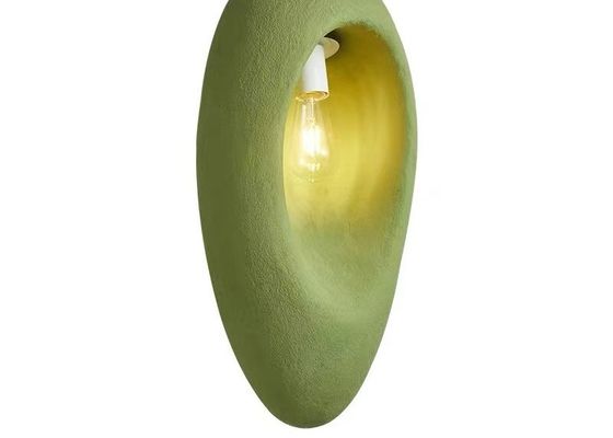 Cement and concrete and resin orange yellow handmake contemporary pendant lamp