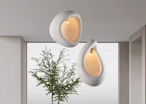 Cement and concrete and resin light fixtures travel hotel and house contemporary pendant lamp