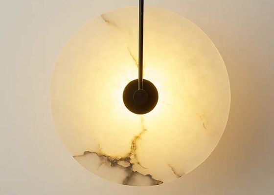 Marble led round and long and DIY wall lamp for project