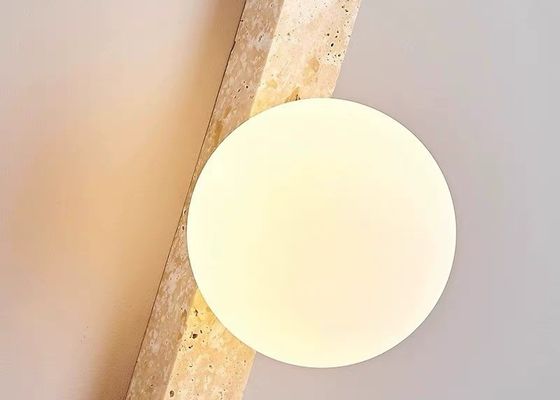 Yellow stone led wall lamp home decorative for project