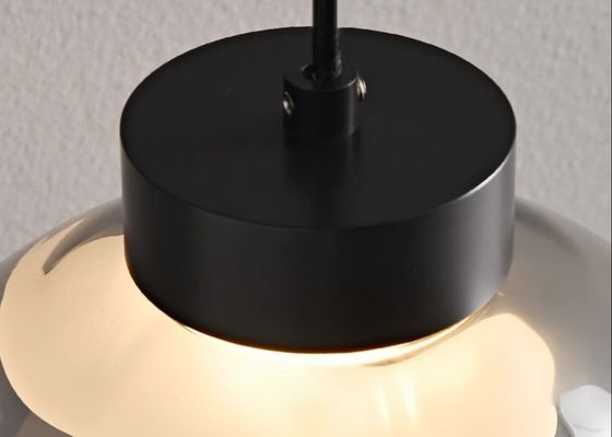 Italian minimalist bedroom bedside chandelier modern simple light luxury high-end glass bar restaurant entrance hanging line lamp