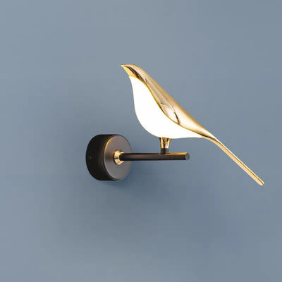 Magpie chandelier smart dimming light luxury bedroom bedside lamp balcony staircase restaurant creative bird