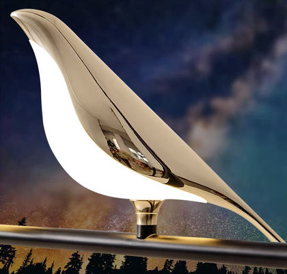 Magpie chandelier smart dimming light luxury bedroom bedside lamp balcony staircase restaurant creative bird
