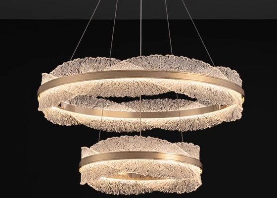Gold Modern French Design Living Room Light Ambient Lighting Designer Choice led Chandelier