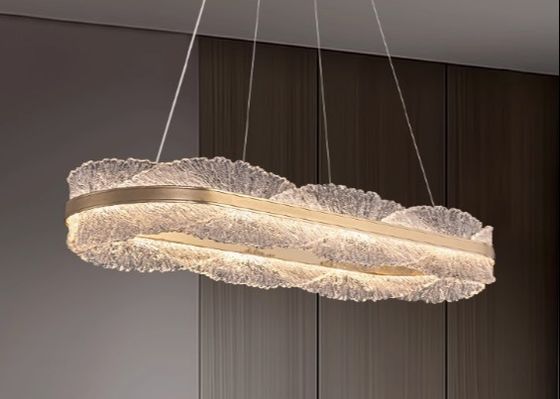 Gold Modern French Design Living Room Light Ambient Lighting Designer Choice led Chandelier