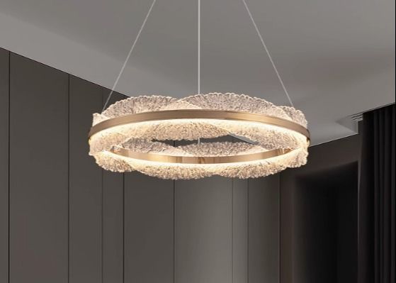 Gold Modern French Design Living Room Light Ambient Lighting Designer Choice led Chandelier