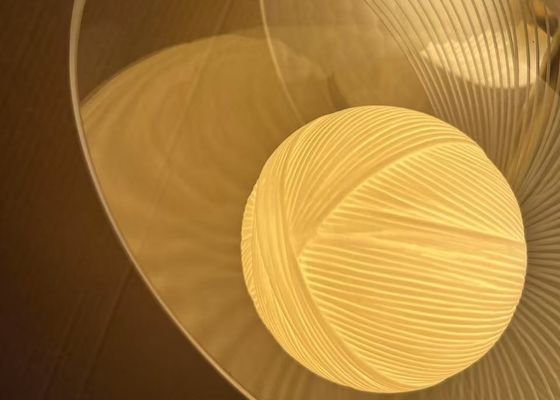 Factory Lighting Design Interiorstyle Branches Glass Chandelier Hand-Carved glass shade Chandelier