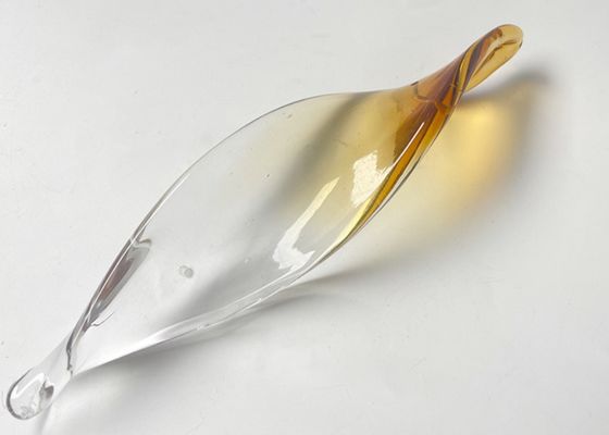 Romantic ribbon art chandelier glass twisted strip shape hotel lobby exhibition hall theater non-standard engineering chandelier