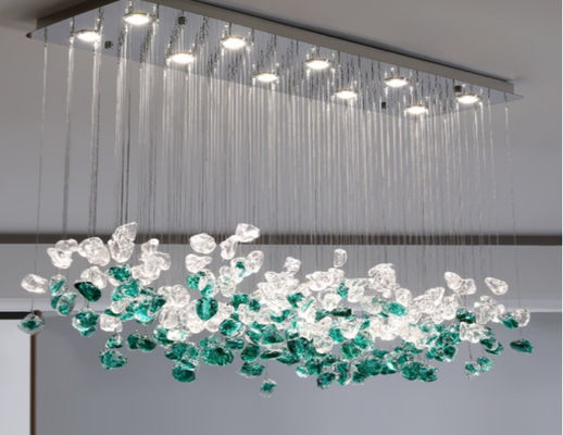 French medieval restaurant chandelier crystal lamp designer art lamp Nordic modern bar island dining room table lamp