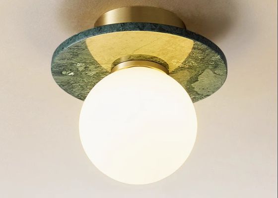 Natural marble Nordic villa corridor ceiling lamp designer homestay art creative personality corridor lamp