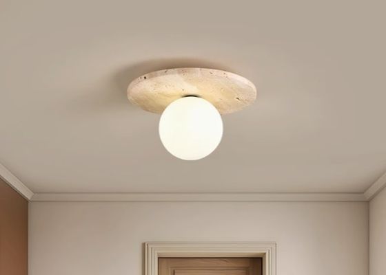 Natural marble Nordic villa corridor ceiling lamp designer homestay art creative personality corridor lamp