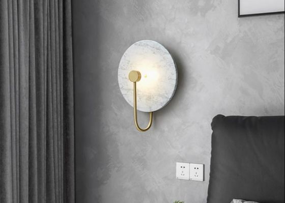 Post-modern simple marble wall lamp living room background wall coffee shop hotel staircase aisle lamp bedroom bedside lamp