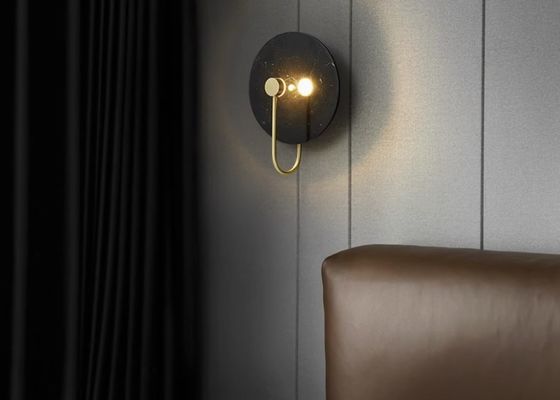 Post-modern simple marble wall lamp living room background wall coffee shop hotel staircase aisle lamp bedroom bedside lamp