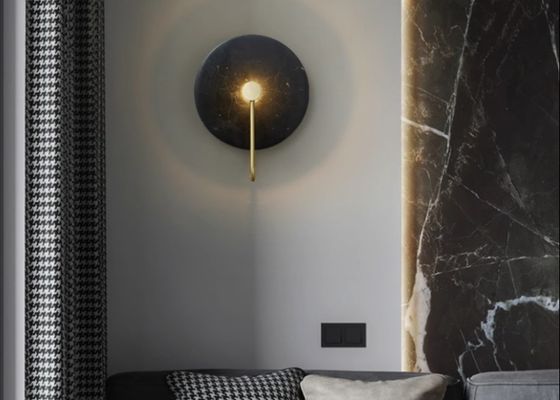 Post-modern simple marble wall lamp living room background wall coffee shop hotel staircase aisle lamp bedroom bedside lamp