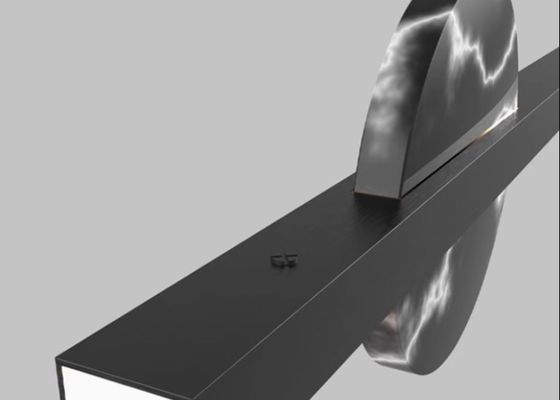 Italian style copper restaurant chandelier marble minimalist luxury dining table lamp modern minimalist designer bar long strip lamp