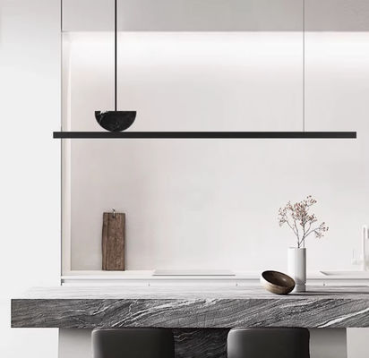 Direct sales new style all-copper bar minimalist strip lamp restaurant marble modern smart all-copper designer office