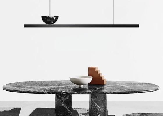 Direct sales new style all-copper bar minimalist strip lamp restaurant marble modern smart all-copper designer office