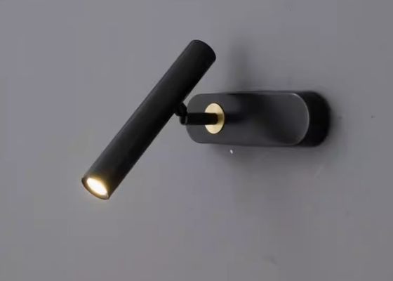 All-copper wall lamp simple bedside lamp background wall spotlight character art light luxury rotating wall lamp creative aisle lamp